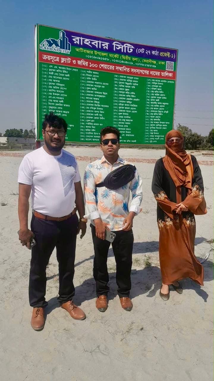 Clients visiting the development